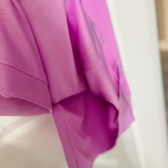 NORDSTROM Cap Sleeve MIDI Empire Waist Sheath Square Neck PINK PEONY SZ 12 NEW! - Picture 9 of 15